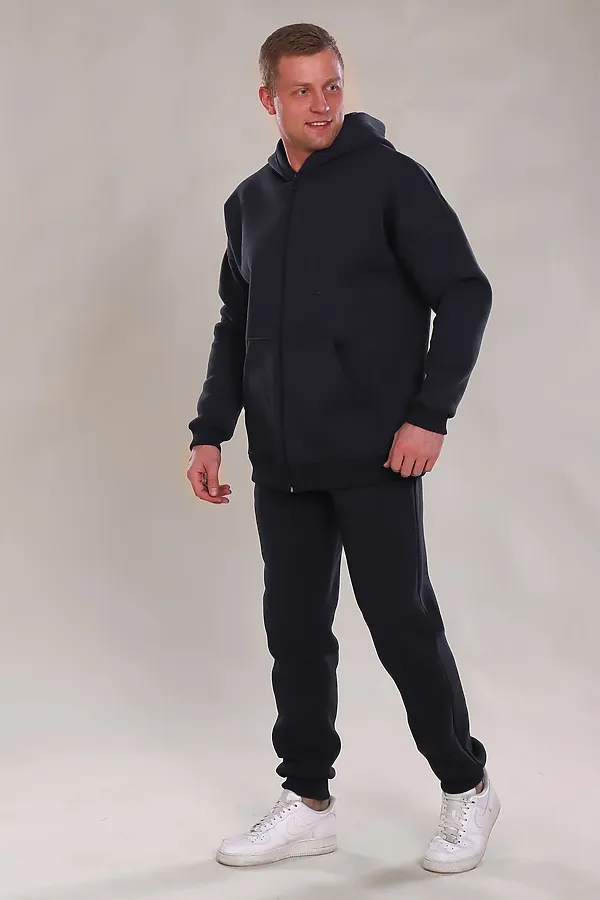 Костюм с брюками 888 Zipper НАТАЛИ, черный - фото 2