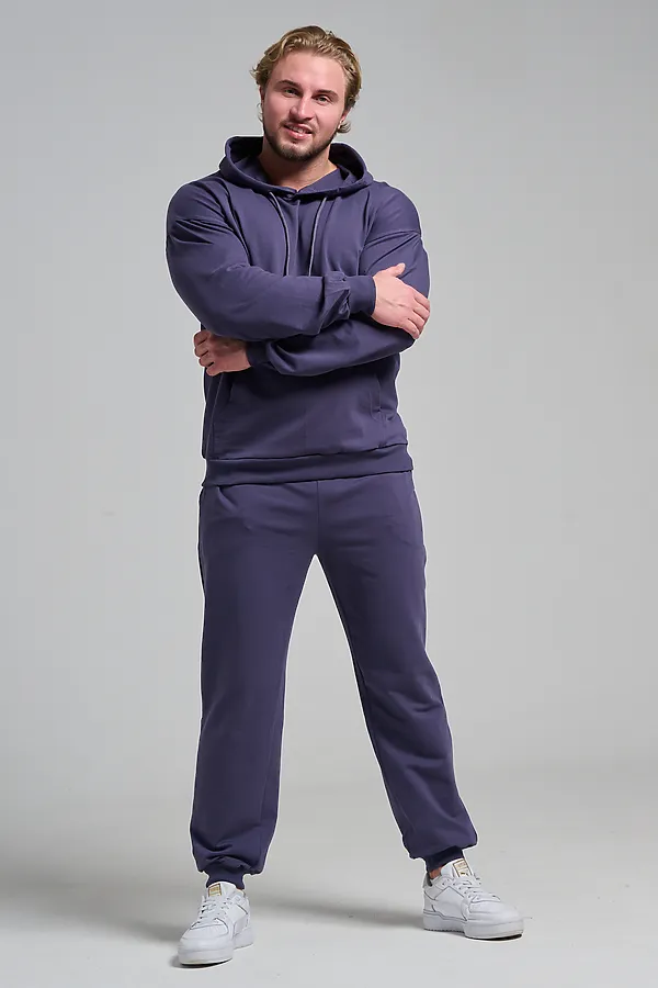 Костюм с брюками 14404 НАТАЛИ, графит - фото 2