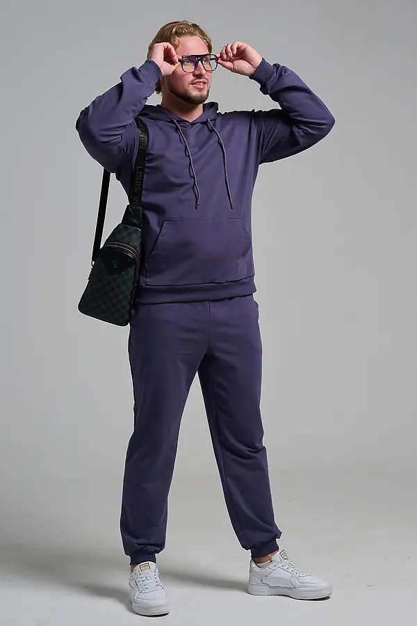 Костюм с брюками 14404 НАТАЛИ, графит - фото 2