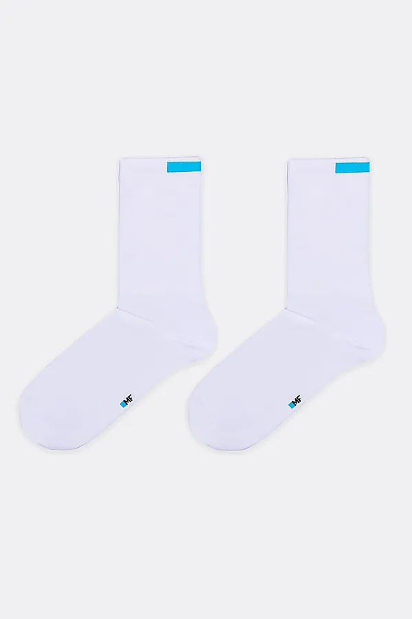 Носки MARK FORMELLE, белый /бирюзовый - фото 2