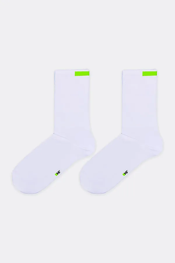 Носки MARK FORMELLE, белый /салатовый - фото 2