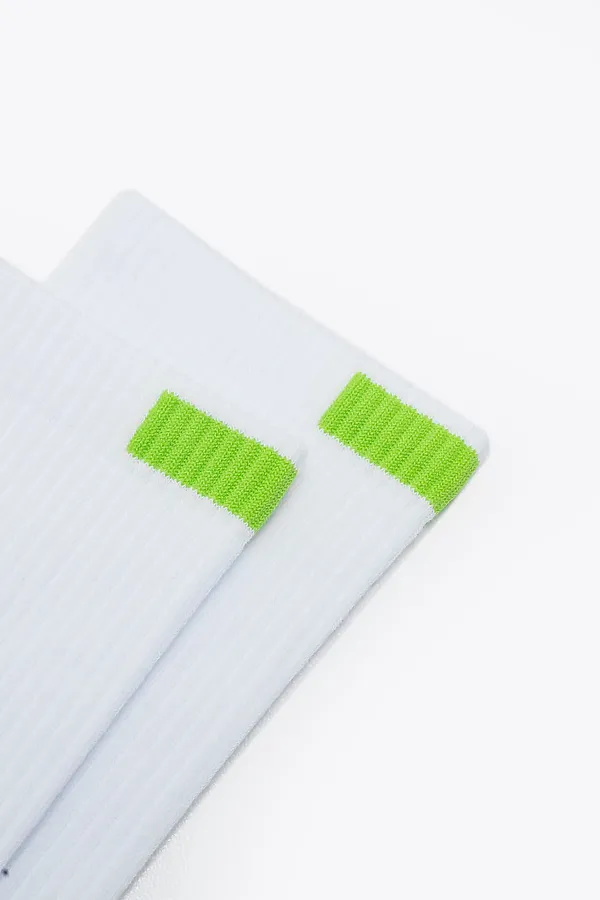 Носки MARK FORMELLE, белый /салатовый - фото 2
