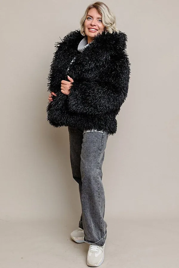 Шуба BATIK, черный - фото 2