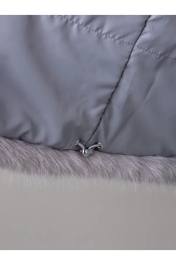 Шуба BATIK, серый - фото 2