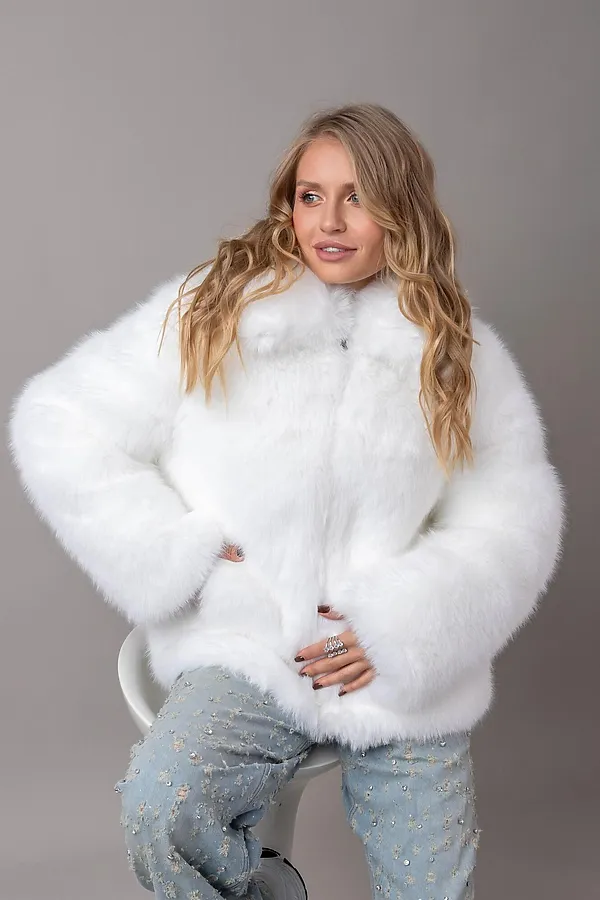 Шуба BATIK, белый - фото 2