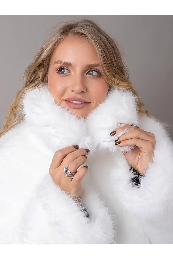 Шуба BATIK, белый - фото 2