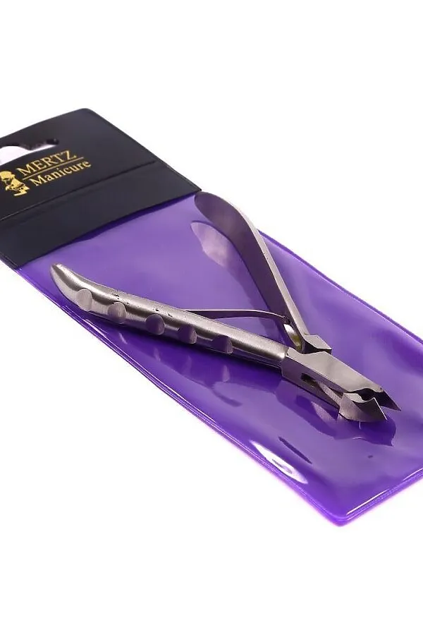 Mertz Кусачки маникюрные ручная заточка 676 RF, 8 мм KRISTALLER, серебристый - фото 2