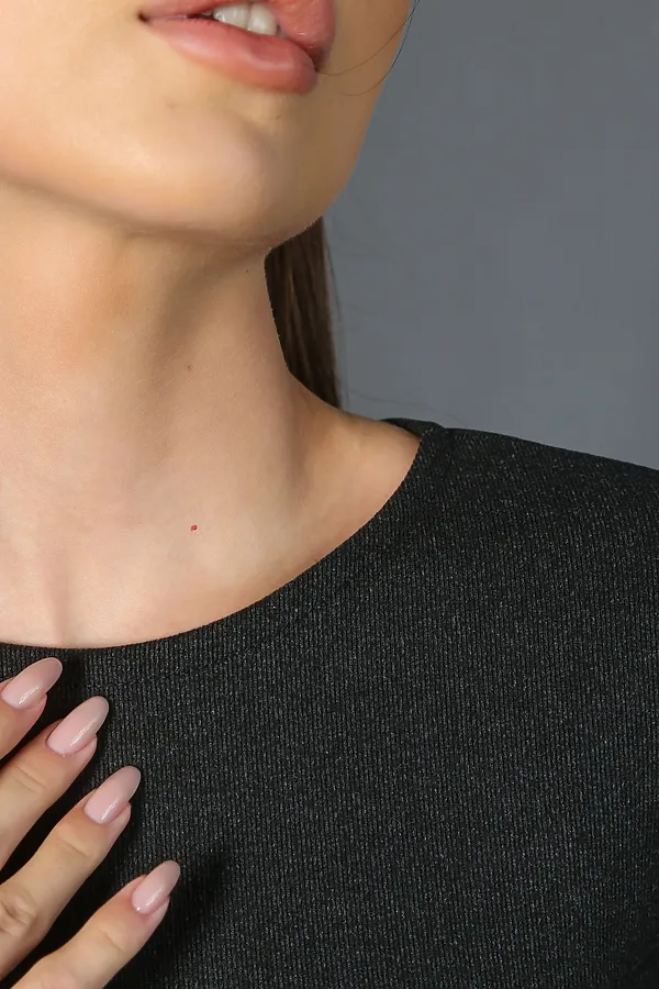 Лонгслив кашемир НАТАЛИ, графит - фото 2