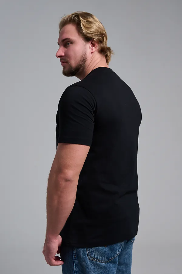 8582 футболка унисекс НАТАЛИ, черный+гринч - фото 2