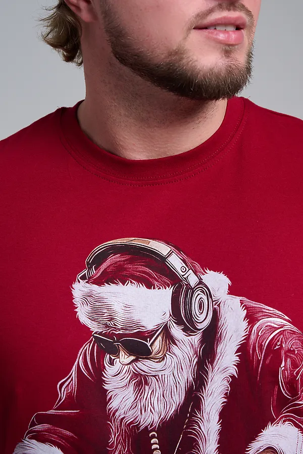 8581 футболка унисекс НАТАЛИ, бордо+диско дедм - фото 2