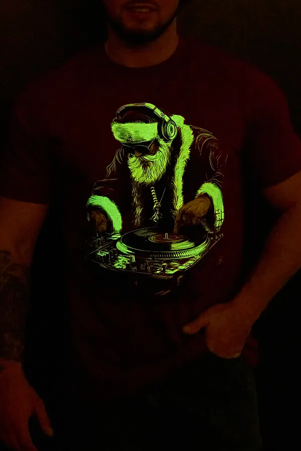 8581 футболка унисекс НАТАЛИ, бордо+диско дедм - фото 2