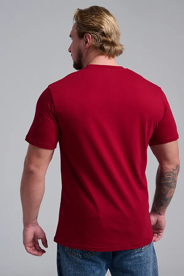 8581 футболка унисекс НАТАЛИ, бордо+диско дедм - фото 2