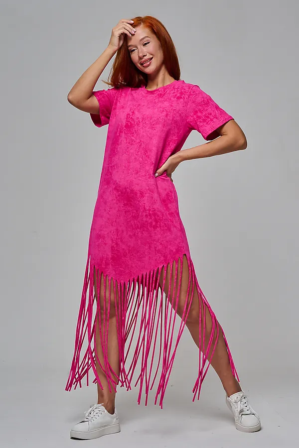 Платье 7477 НАТАЛИ, розовый винтаж - фото 2