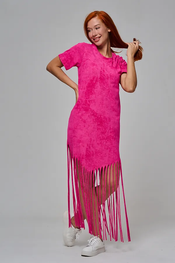 Платье 7477 НАТАЛИ, розовый винтаж - фото 2