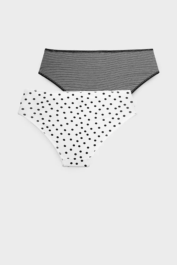 Трусы , 2 шт. PLAYTODAY, черный,белый - фото 2