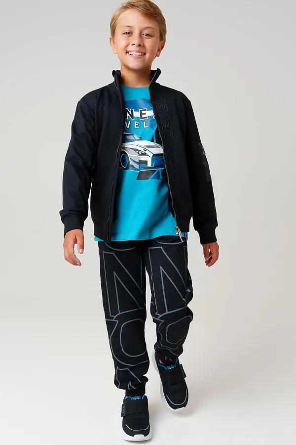 Толстовка PLAYTODAY, черный - фото 2