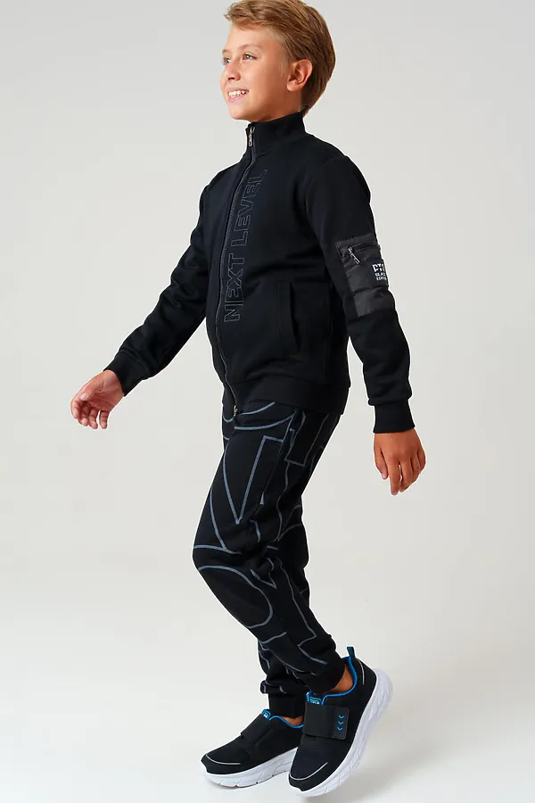 Толстовка PLAYTODAY, черный - фото 2