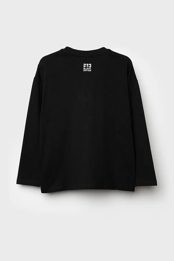 Лонгслив PLAYTODAY, черный,серый - фото 2