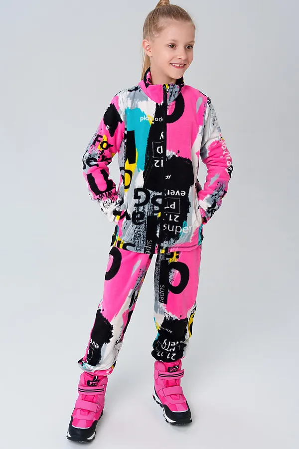 Комплект (Толстовка+Брюки) PLAYTODAY, разноцветный - фото 2