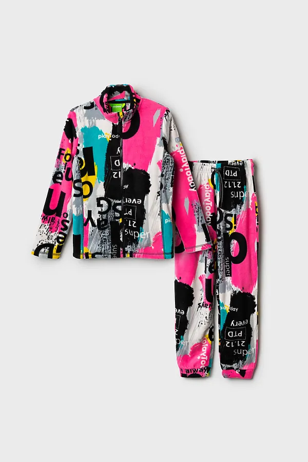 Комплект (Толстовка+Брюки) PLAYTODAY, разноцветный - фото 2