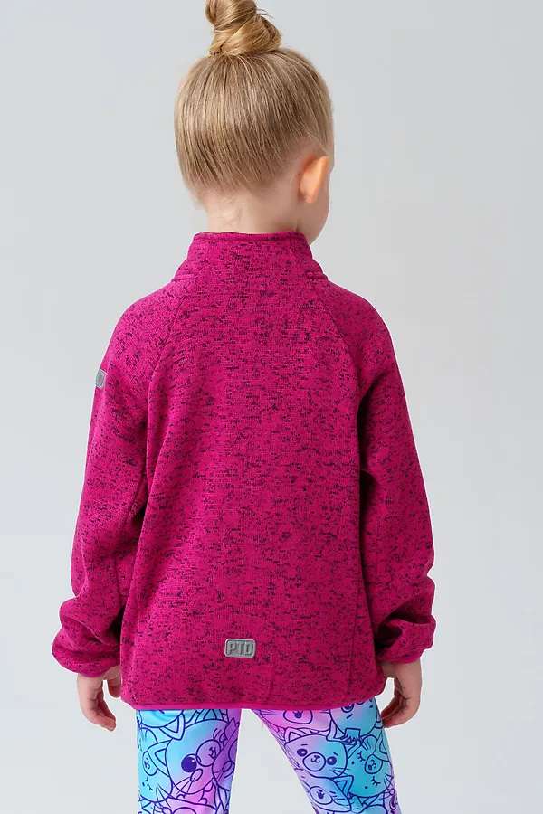 Толстовка PLAYTODAY, малиновый - фото 2