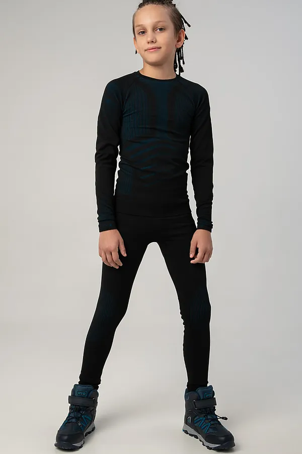 Термокомплект PLAYTODAY, черный,бирюзовый - фото 2