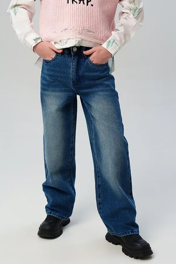 Джинсы PLAYTODAY, тёмно-синий - фото 2