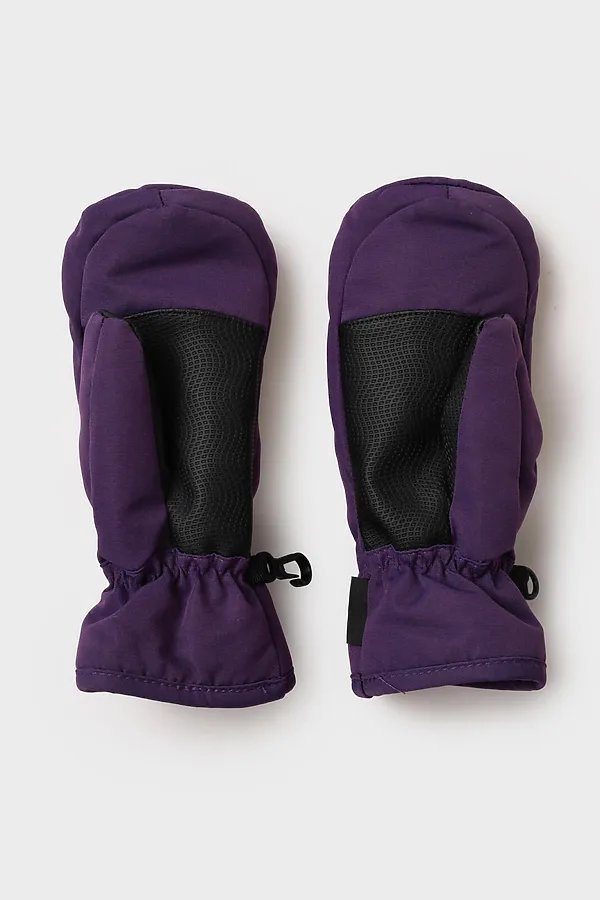 Варежки PLAYTODAY, черный,малиновый - фото 2