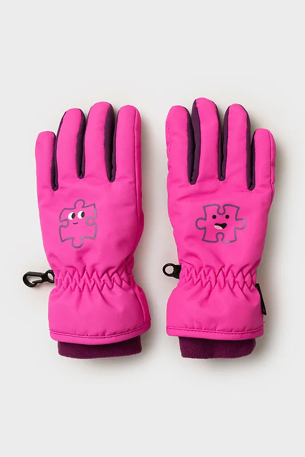 Перчатки PLAYTODAY, розовый,черный - фото 2