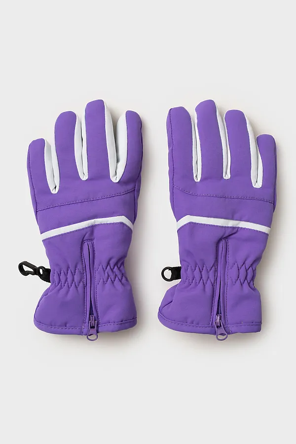 Перчатки PLAYTODAY, сиреневый,белый,черный - фото 2