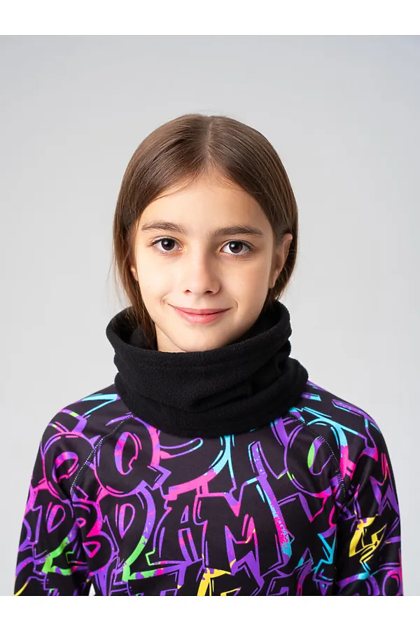 Шарф-снуд PLAYTODAY, черный - фото 2