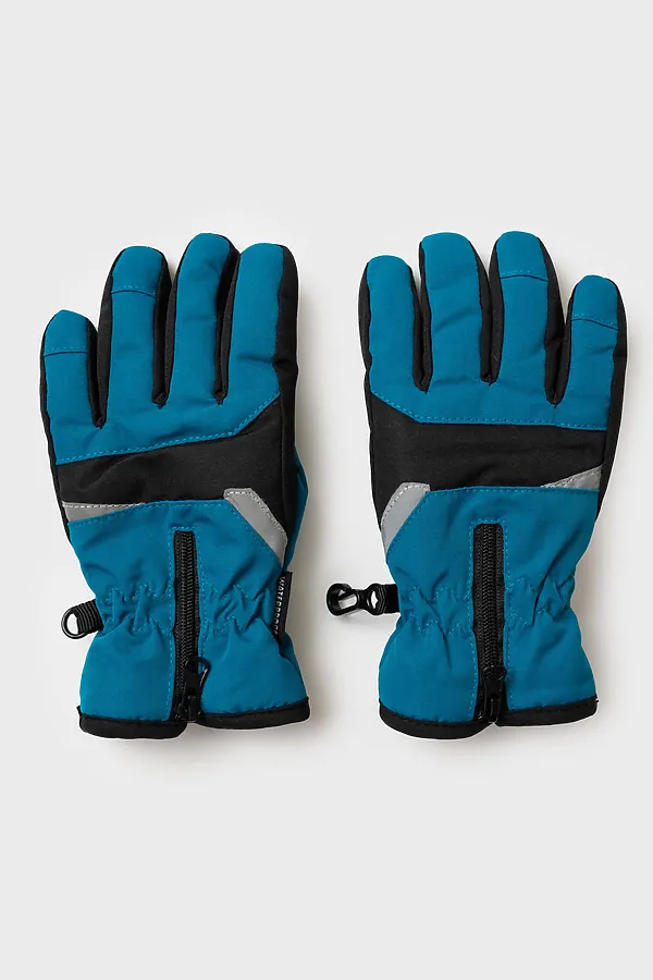 Перчатки PLAYTODAY, бирюзовый,черный - фото 2