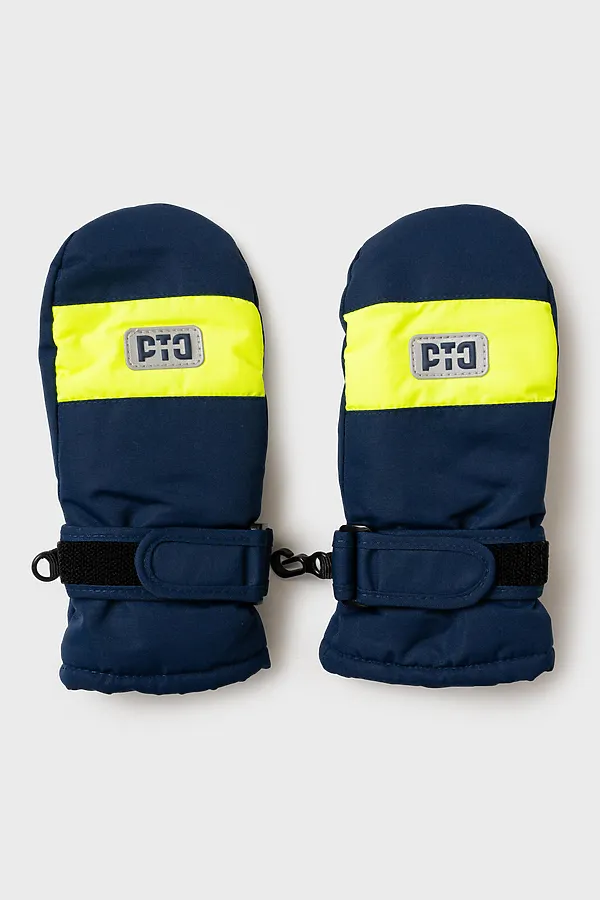Варежки PLAYTODAY, тёмно-синий - фото 2