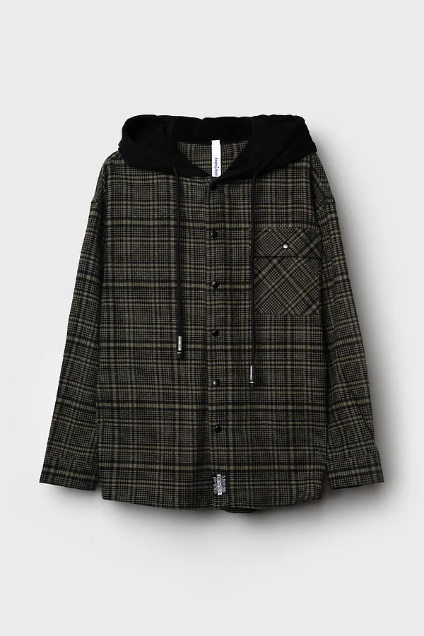 Рубашка PLAYTODAY, хаки,черный - фото 2