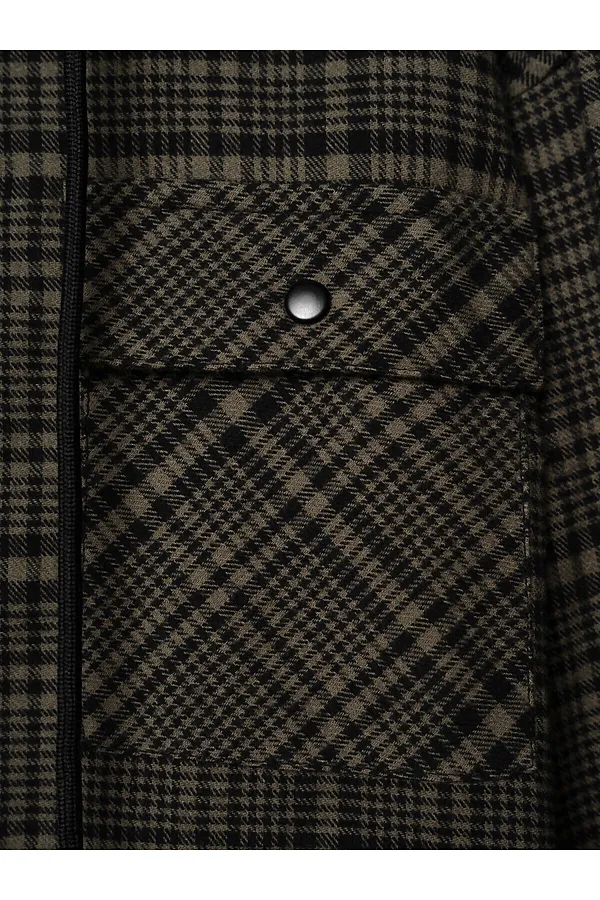 Рубашка PLAYTODAY, хаки,черный - фото 2