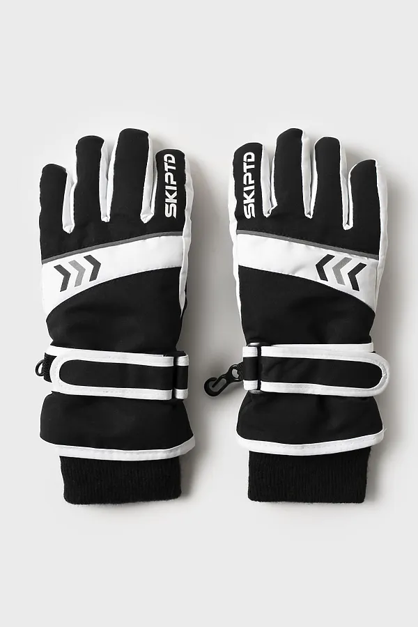 Перчатки PLAYTODAY, черный,белый,светоотражающий - фото 2