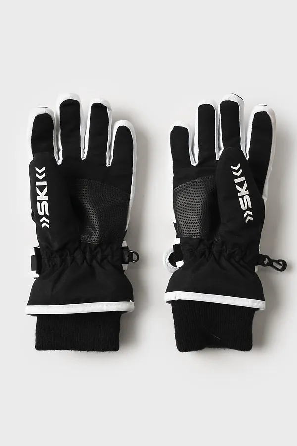 Перчатки PLAYTODAY, черный,белый,светоотражающий - фото 2