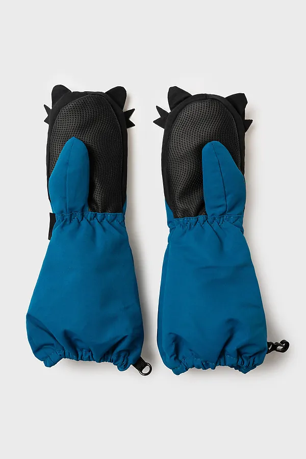 Варежки PLAYTODAY, тёмно-синий,черный - фото 2