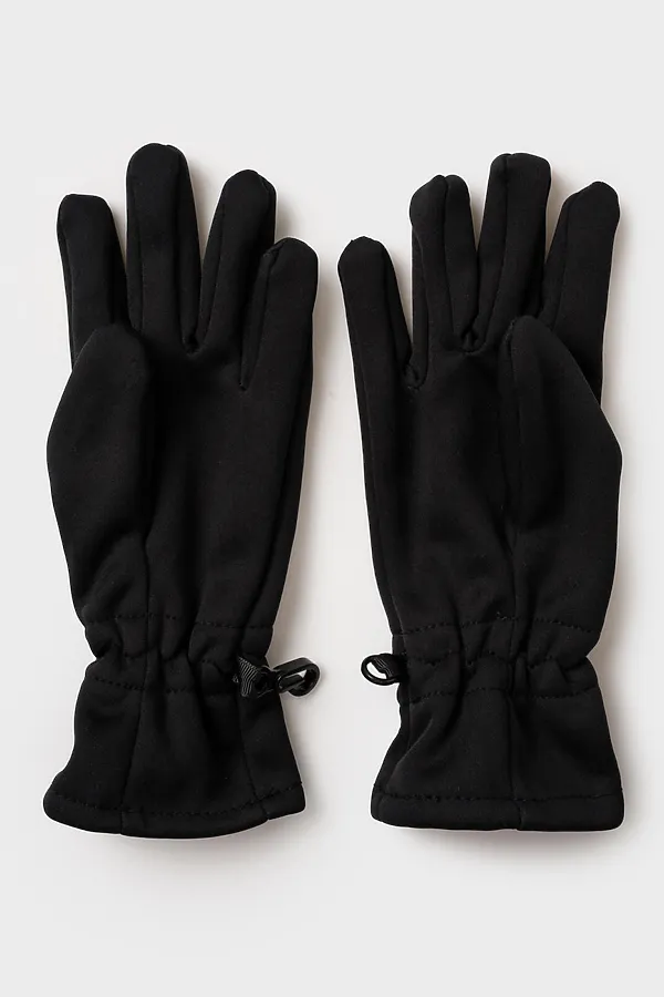 Комплект (Митенки+Перчатки) PLAYTODAY, черный,золотой - фото 2