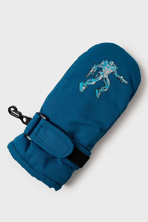 Варежки PLAYTODAY, тёмно-синий,черный - фото 2