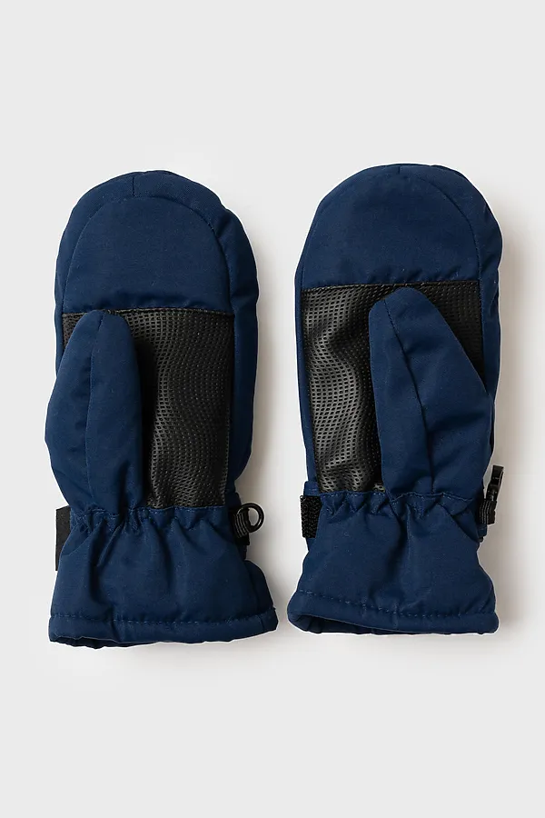 Варежки PLAYTODAY, тёмно-синий,черный - фото 2