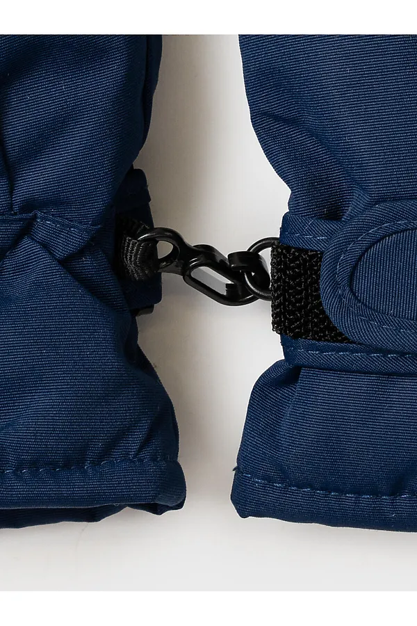 Варежки PLAYTODAY, тёмно-синий,черный - фото 2