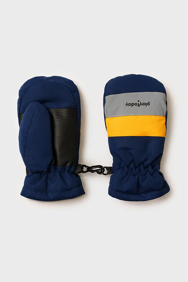 Варежки PLAYTODAY, тёмно-синий - фото 2