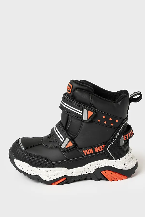 Ботинки PLAYTODAY, черный,оранжевый - фото 2