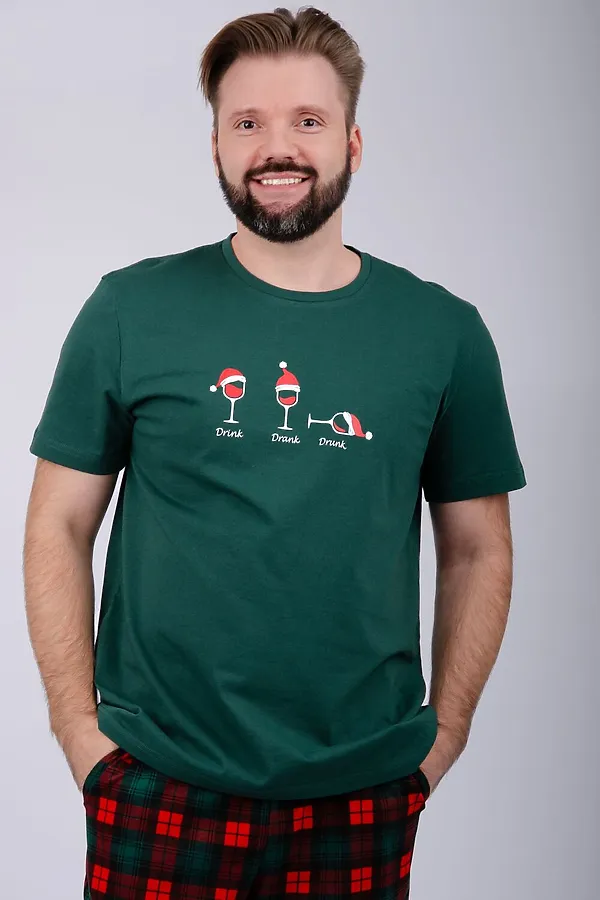 Пижама с брюками Дилан НАТАЛИ, зеленый - фото 2