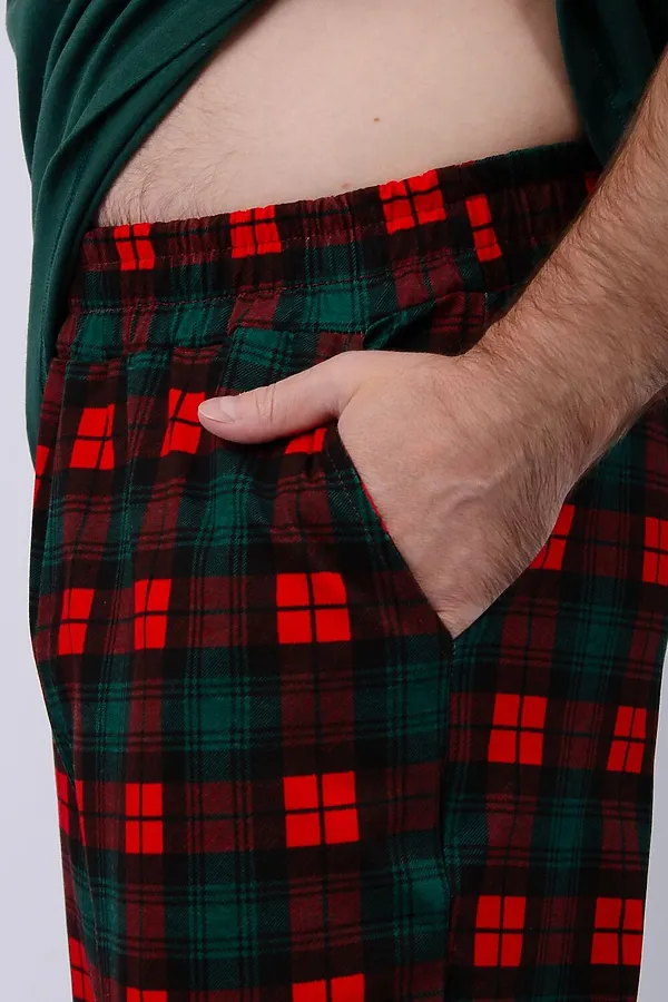 Пижама с брюками Дилан НАТАЛИ, зеленый - фото 2