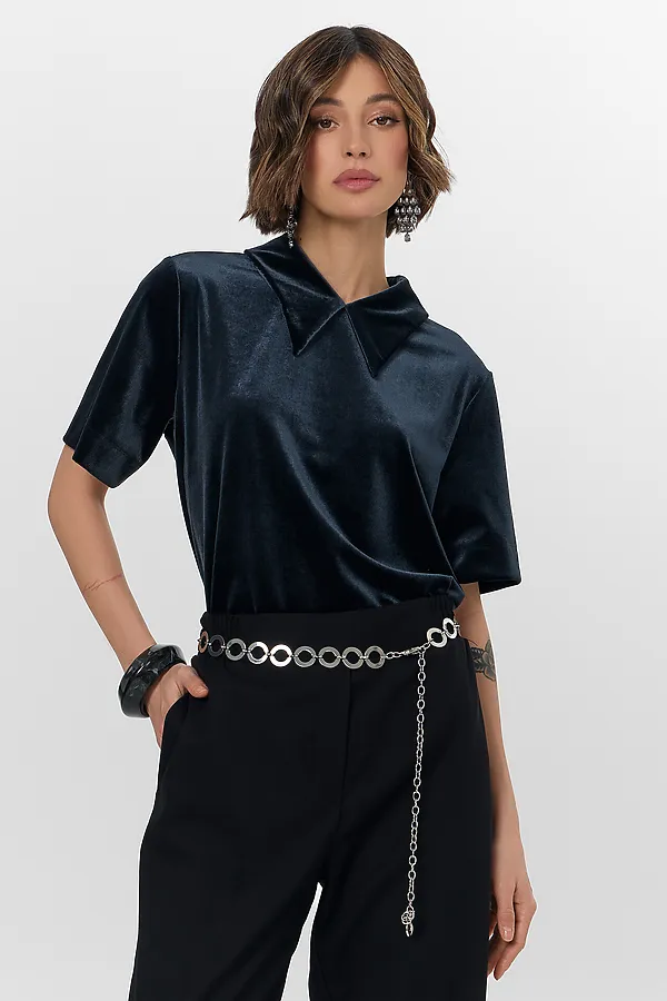 Поло MARK FORMELLE, черный - фото 2