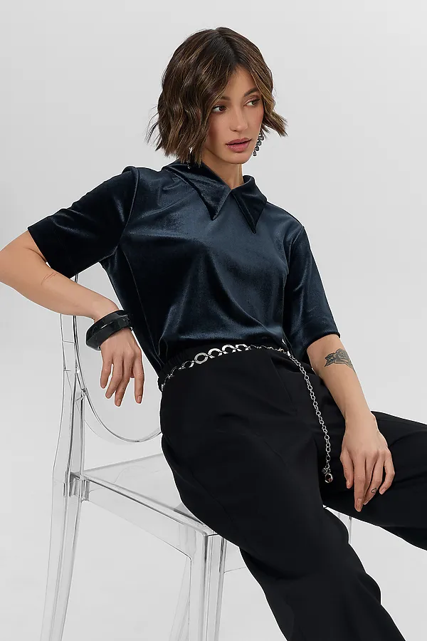 Поло MARK FORMELLE, черный - фото 2