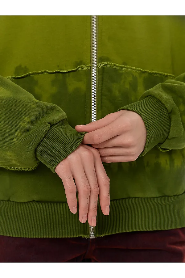 Толстовка MARK FORMELLE, грязно -оливковый +печать - фото 2