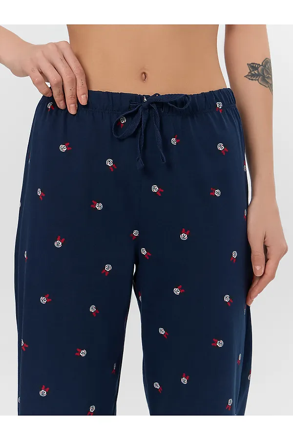 Брюки MARK FORMELLE, персонажи на т.синем - фото 2